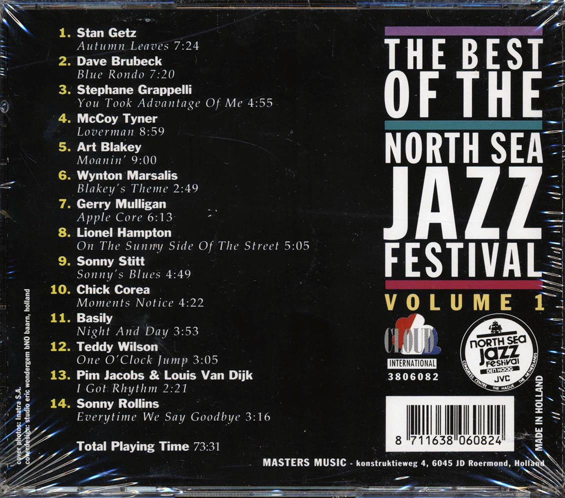 Stan Getz, Dave Brubeck, Stephane Grappelli, Art Blakey, Etc. - The Best Of The North Sea Jazz Festival Volume 1 - CD, CD