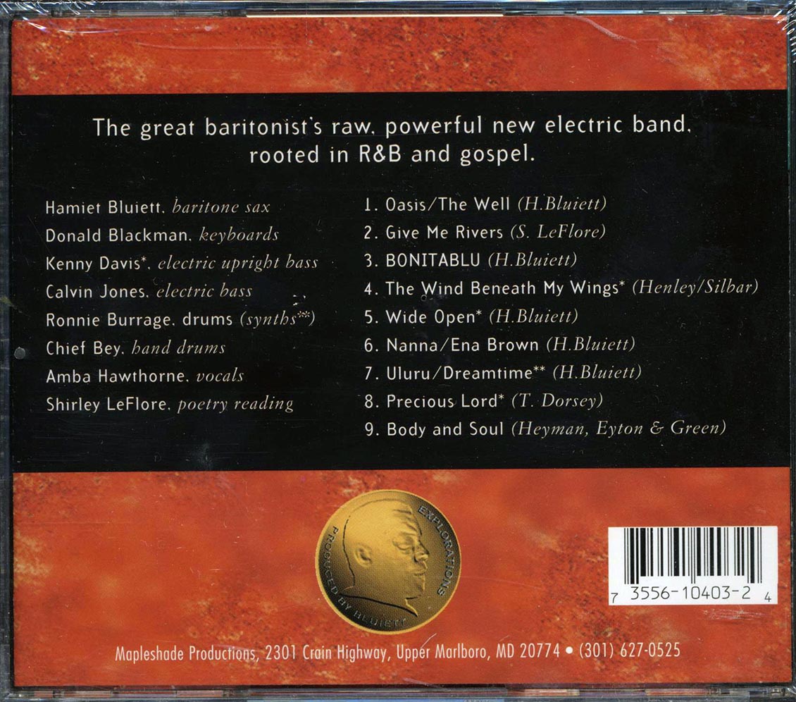 Hamiet Bluiett - Bluiett's Barbeque - CD, CD