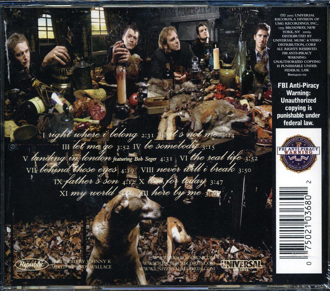 3 Doors Down - Seventeen Days - CD, CD