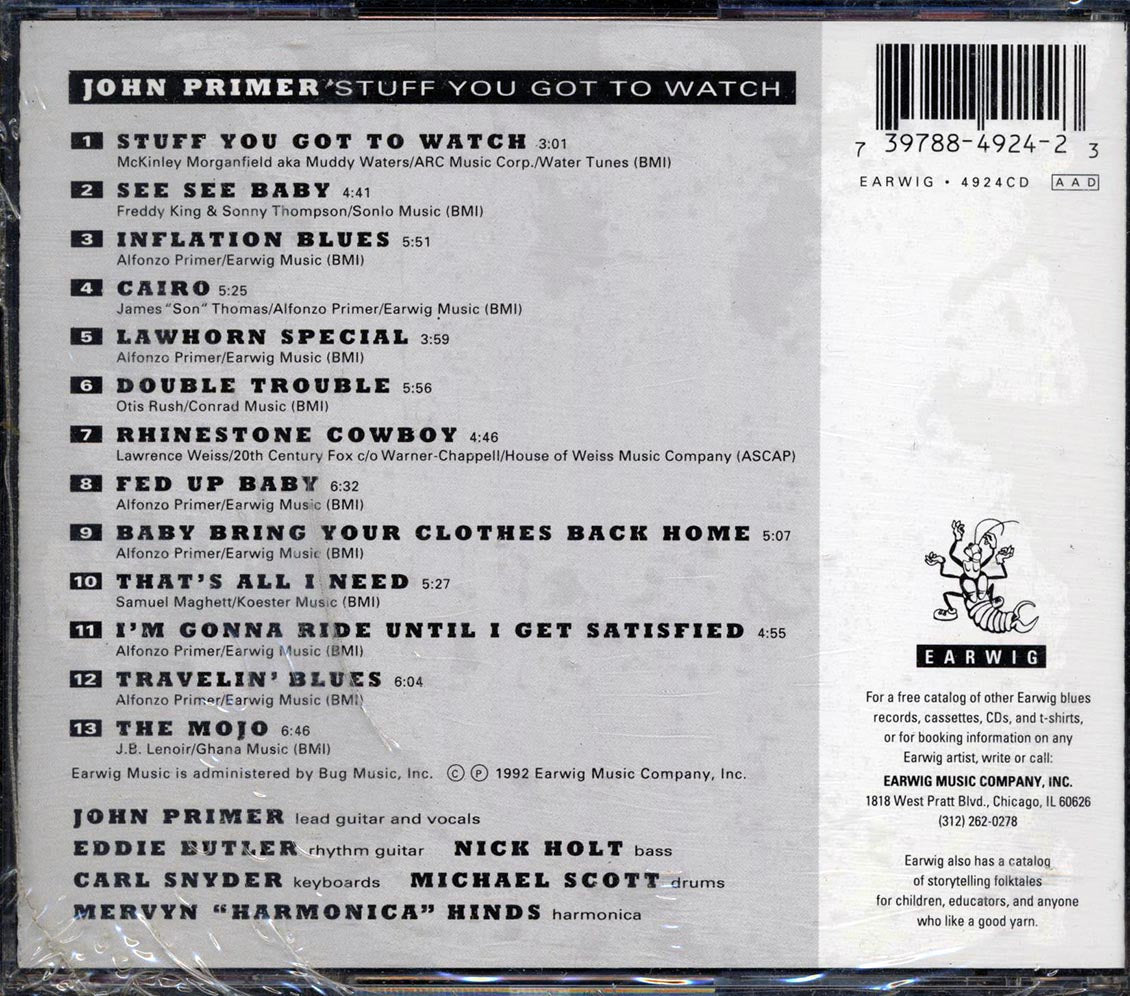John Primer - Stuff You Got To Watch - CD, CD