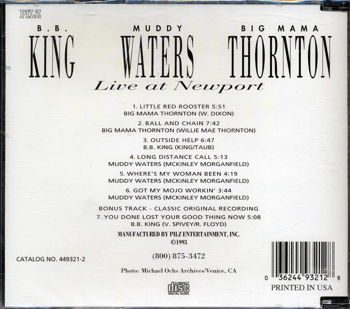 BB King, Big Mama Thornton, Muddy Waters - Live At Newport - CD, CD