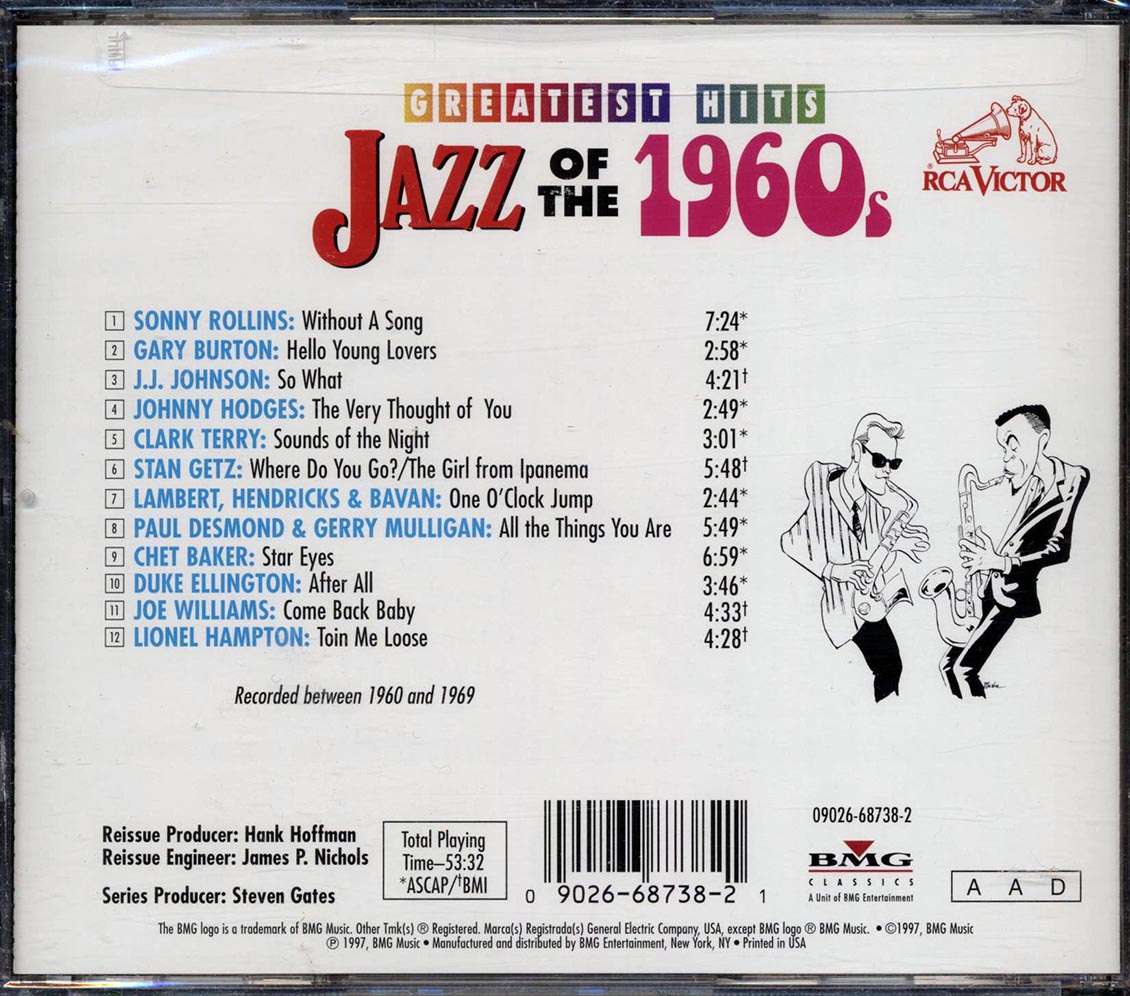 Sonny Rollins, Gary Burton, Johnny Hodges, Etc. - Jazz Of The 1960s - CD, CD