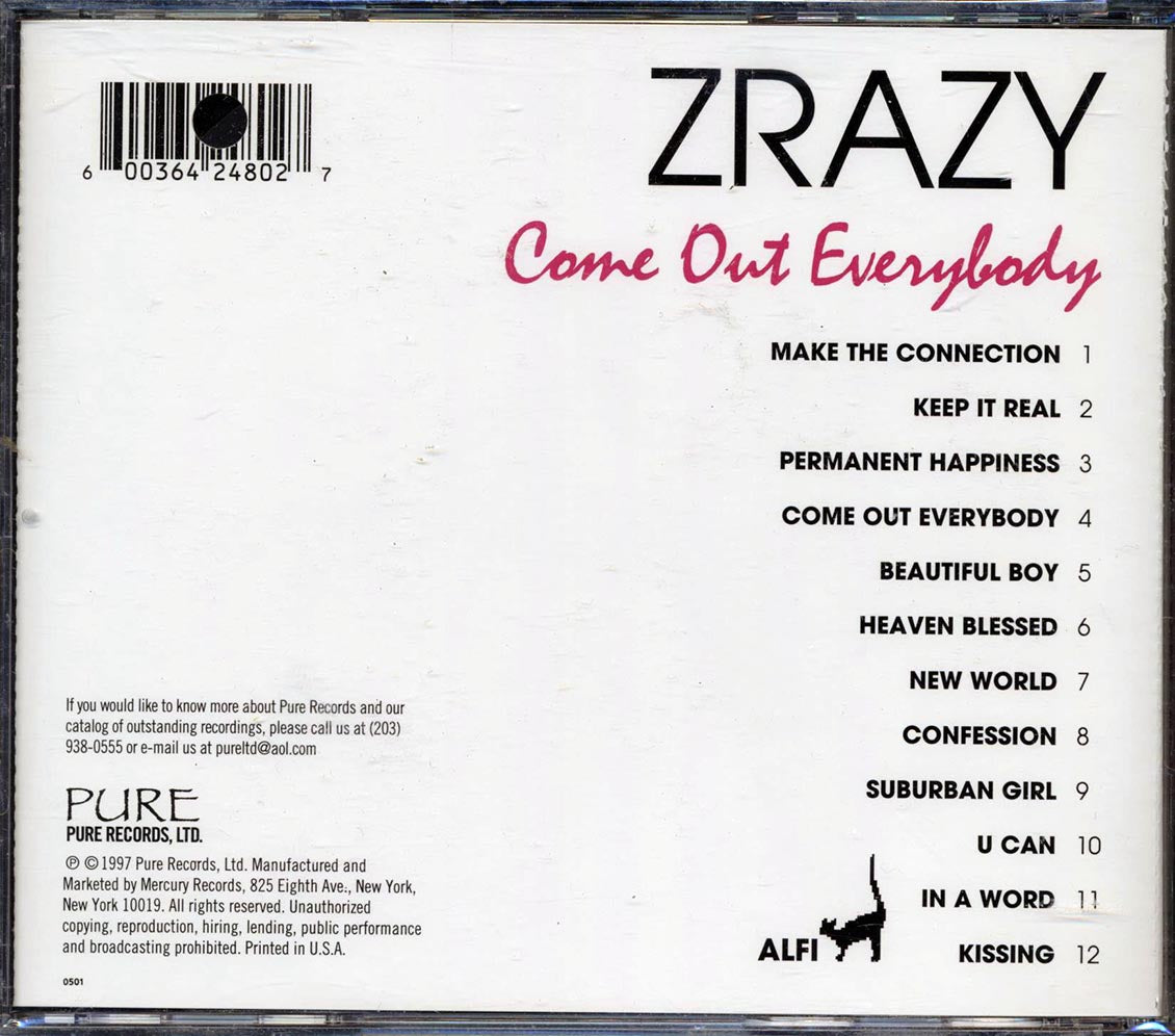 Zrazy - Come Out Everybody (promo) - CD, CD