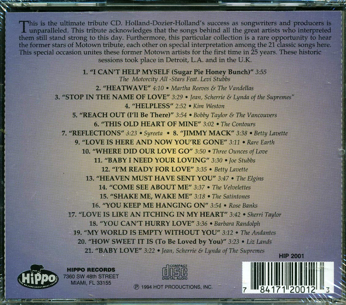The Contours, Martha Reeves & The Vandellas, Syreeta, Etc. - Shake Me, Wake Me: A Tribute To Holland-Dozier-Holland - CD, CD