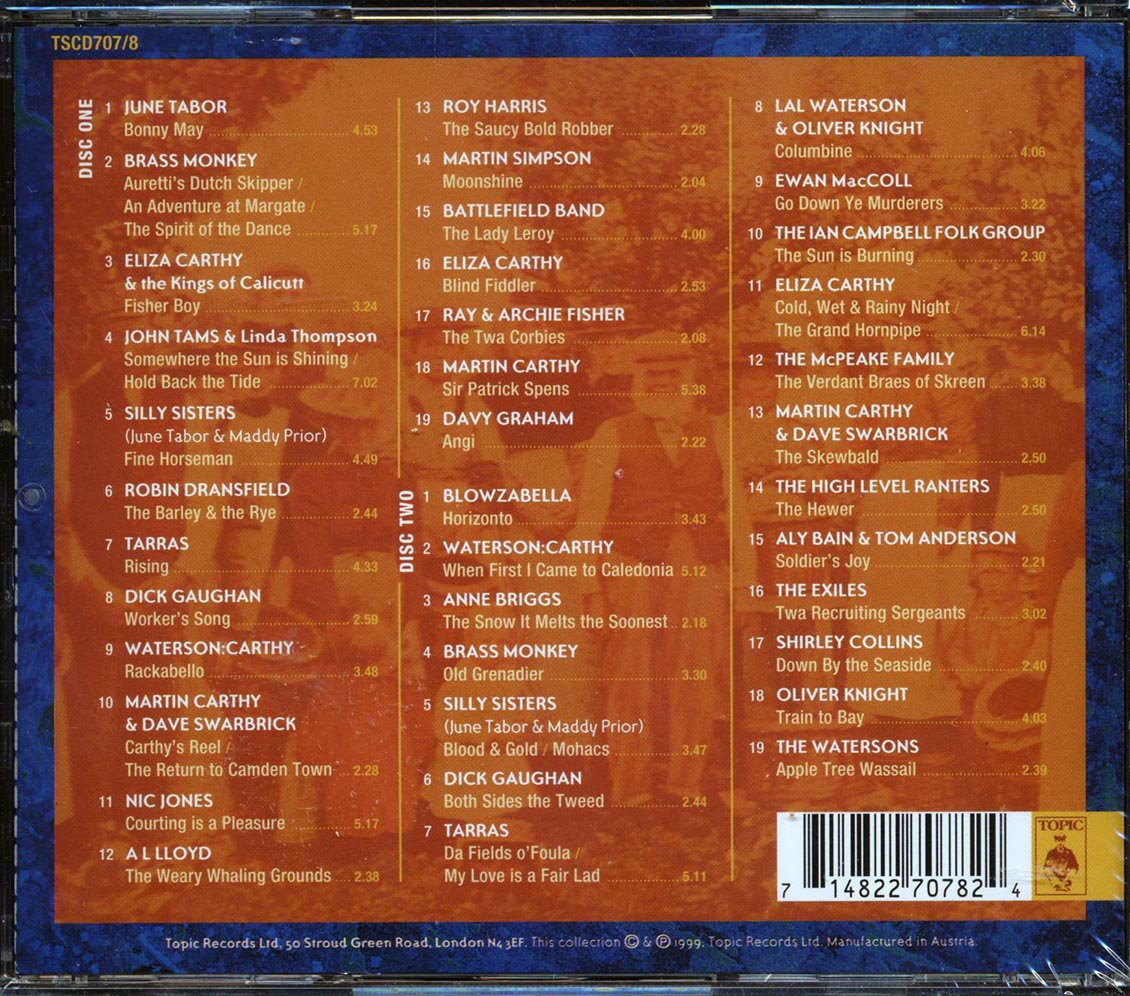 June Tabor, Brass Monkey, Silly Sisters, Etc. - The Folk Collection (38 tracks) (2xCD) - CD, CD
