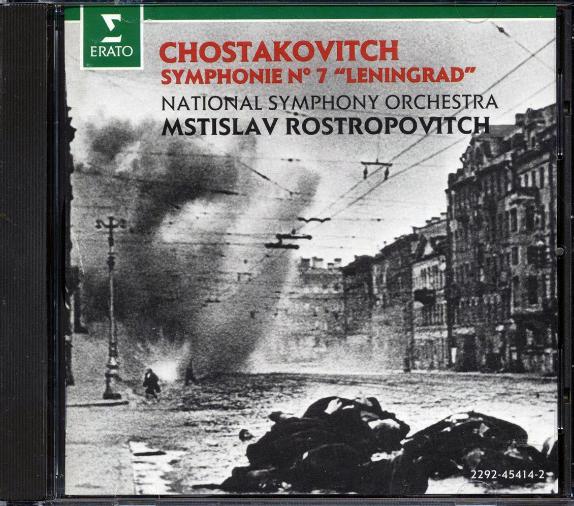 Chostakovitch, National Symphony Orchestra, Mstislav Rostropovitch - Symphonie No. 7: Lenningrad - CD