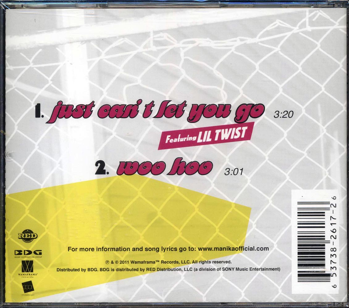 Manika, Lil Twist - Just Can't Let You Go - CD, CD