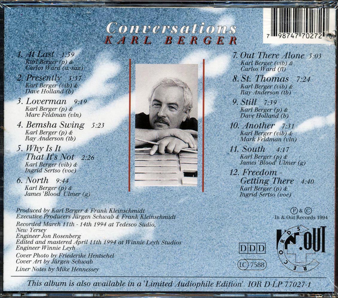 Karl Berger - Conversations - CD, CD