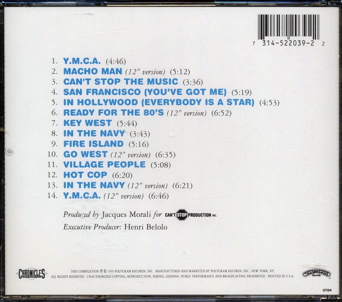 Village People - The Best Of Village People - CD, CD