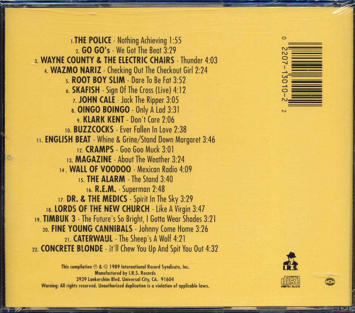 The Police, The Go-Go's, John Cale, Wazmo Nariz, Etc. - These People Are Nuts (marked/ltd stock) - CD, CD