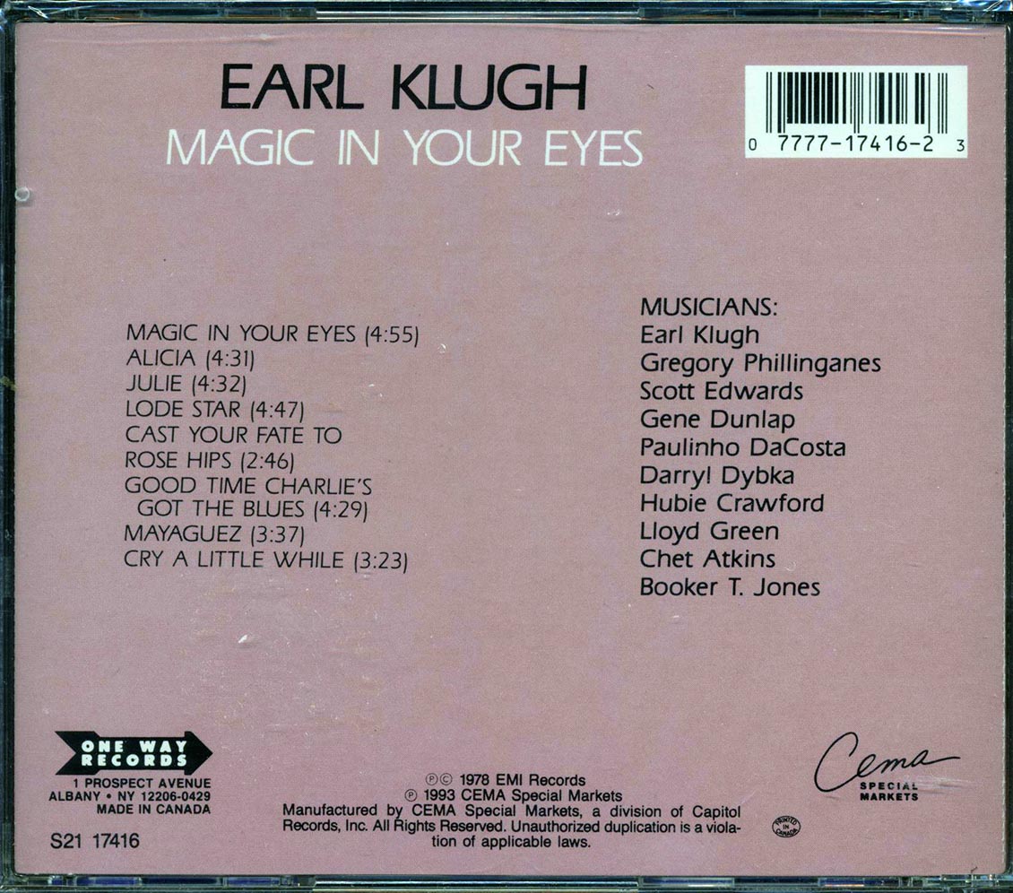 Earl Klugh - Magic In Your Eyes - CD, CD