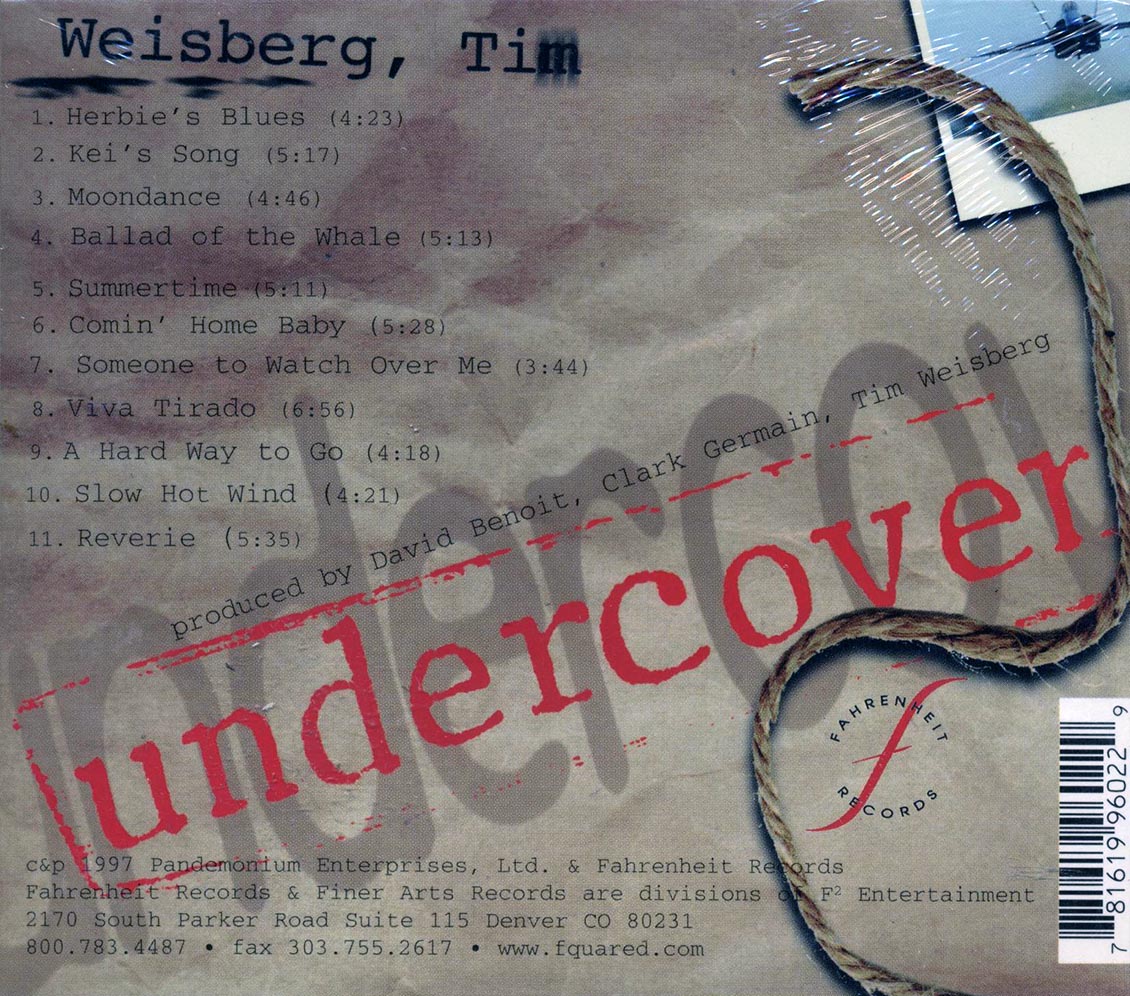 Tim Weisberg - Undercover - CD, CD