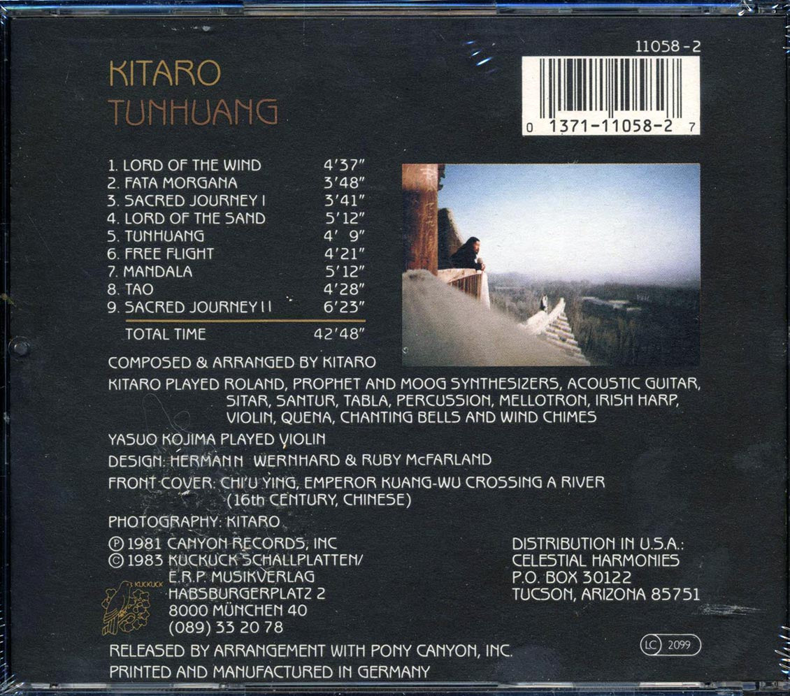 Kitaro - Tunhuang - CD, CD