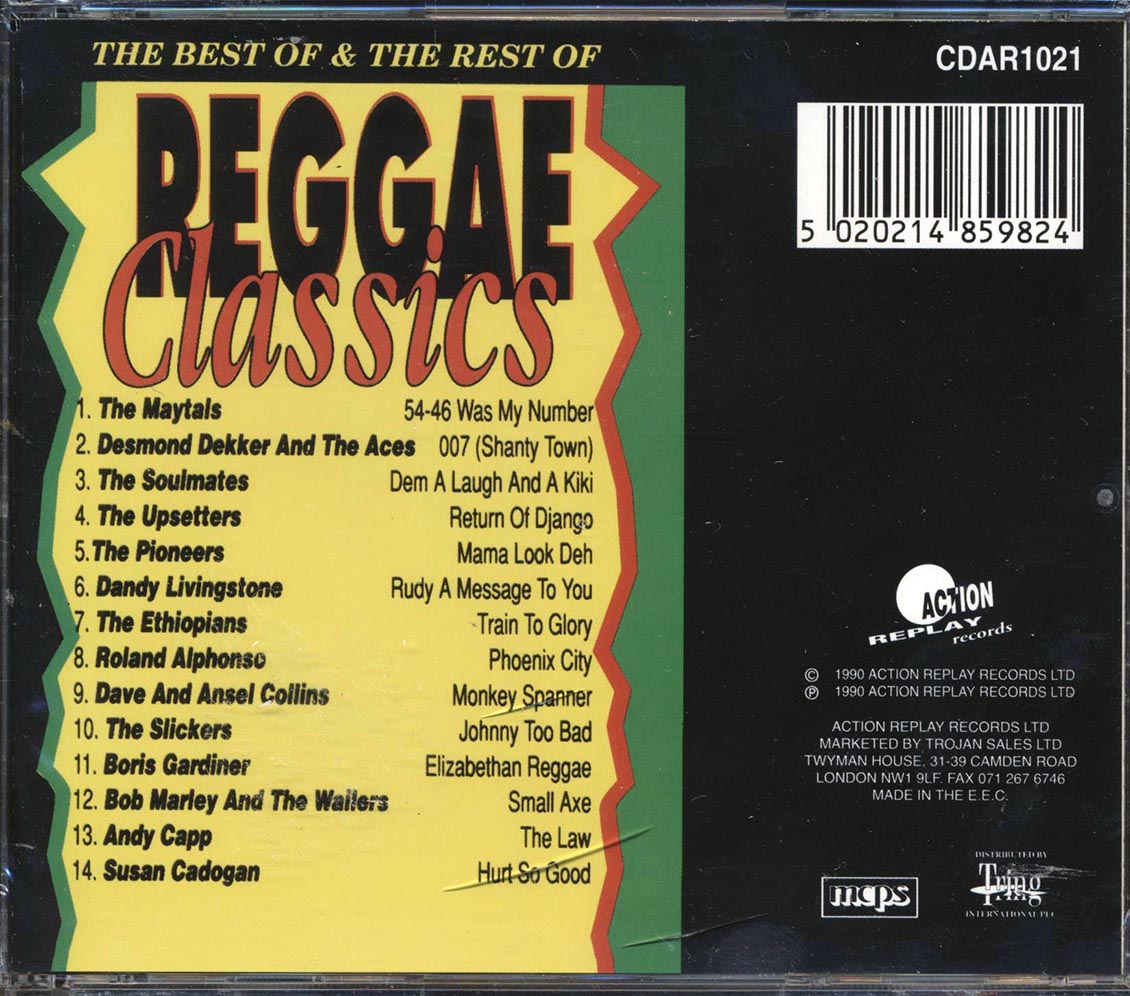 The Maytals, Desmond Dekker & The Aces, The Upsetters, The Pioneers, Etc. - The Best Of & The Rest Of Reggae Classics - CD, CD