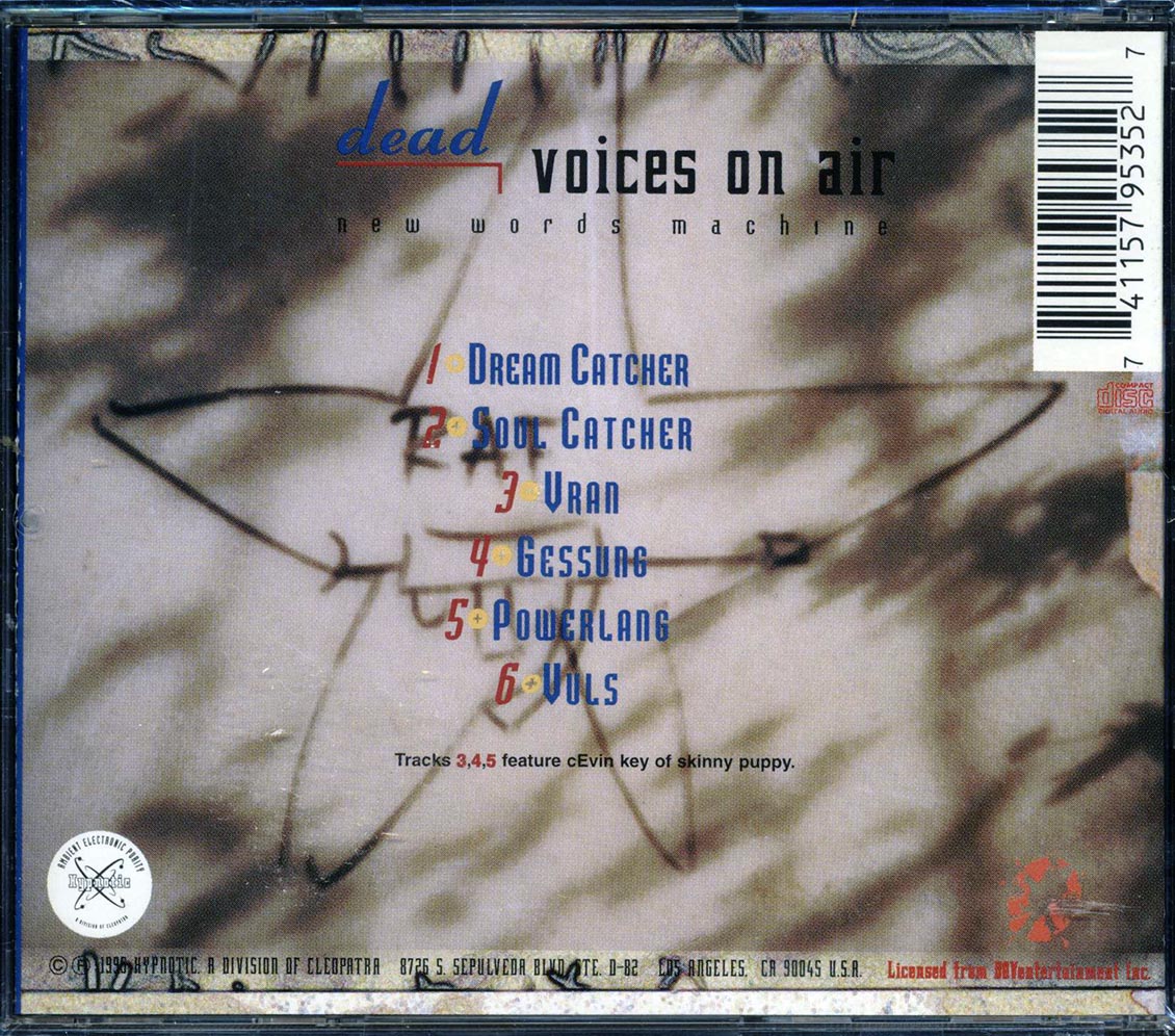 Dead Voices On Air - New Words Machine - CD, CD