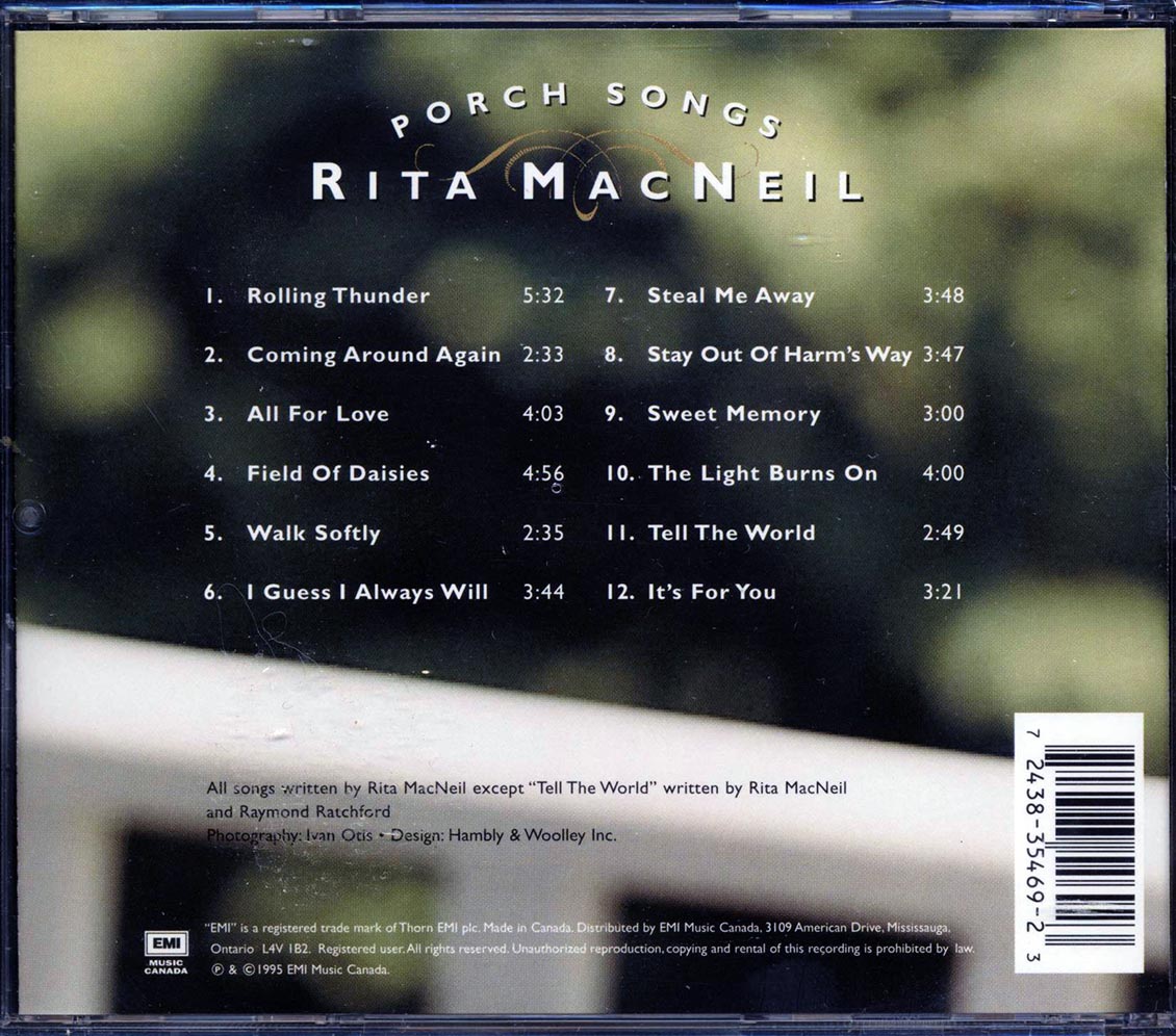 Rita MacNeil - Porch Songs - CD, CD