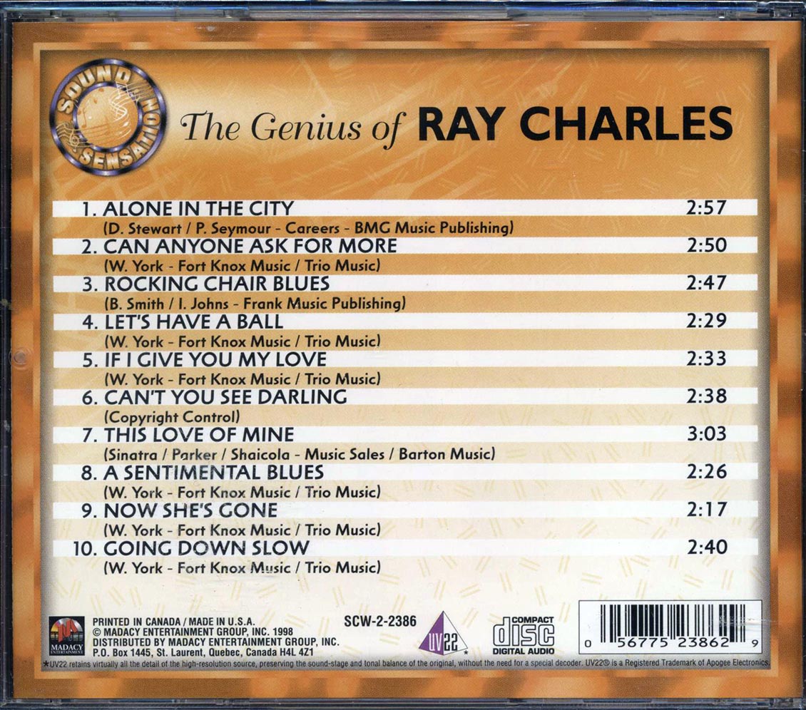 Ray Charles - The Genius Of Ray Charles - CD, CD