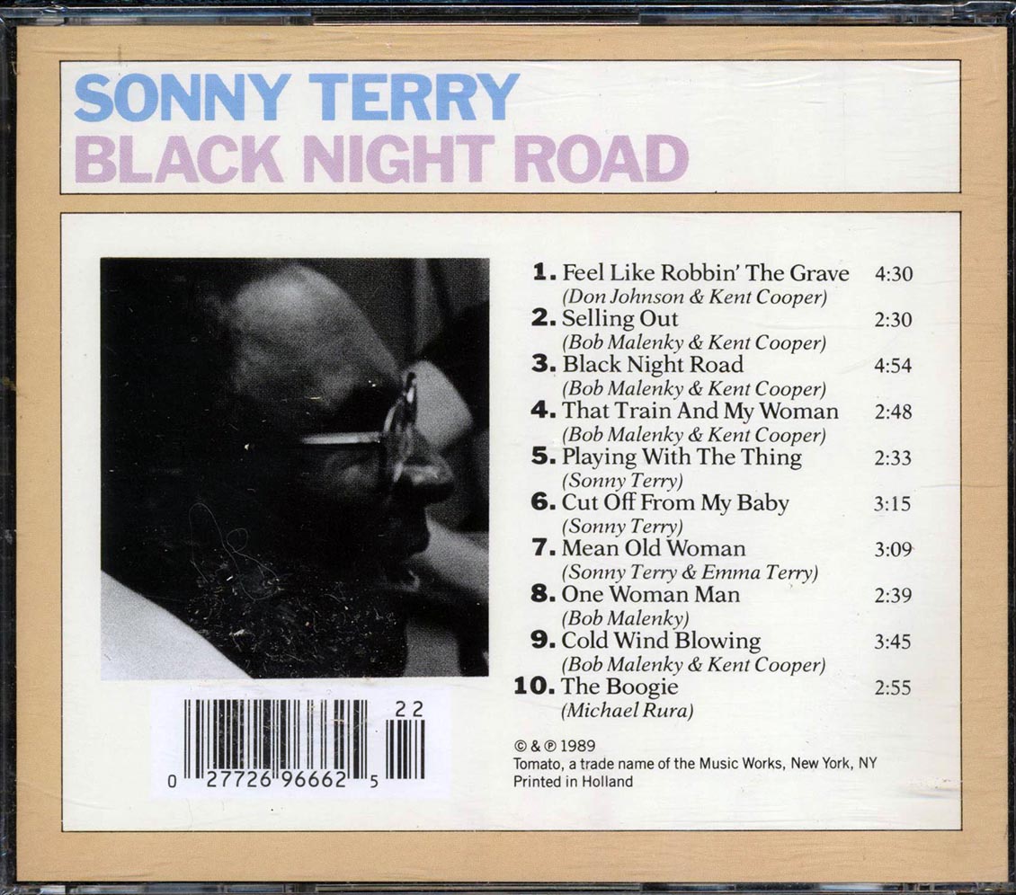 Sonny Terry - Black Night Road - CD, CD