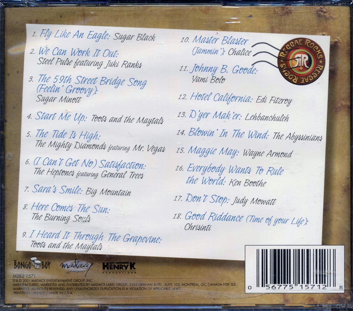 Steel Pulse, Toots & The Maytals, The Heptones, Etc. - The Tide Is High: Reggae Rocks A Tribute To Rock N Roll - CD, CD