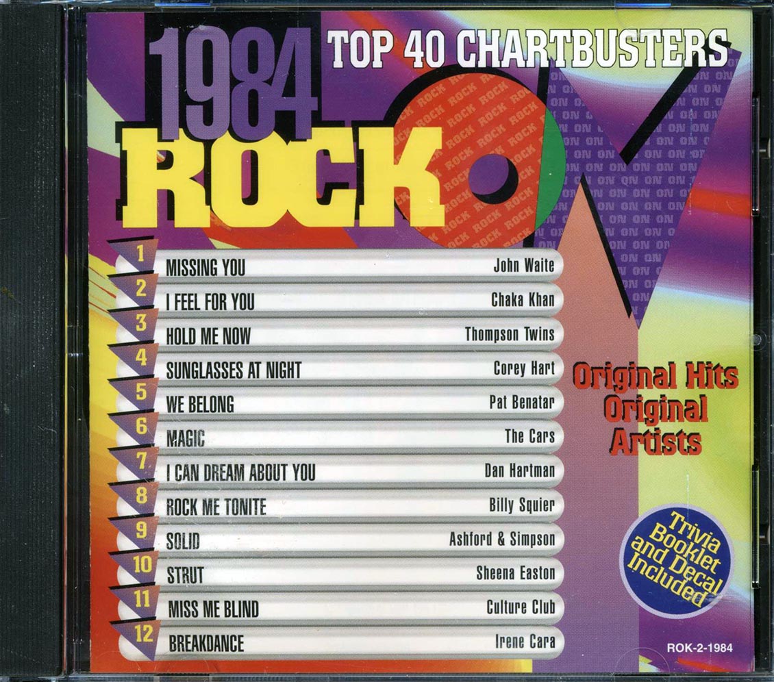 Billy Squier, The Cars, Chaka Khan, Thompson Twins, Etc. - Rock On 1984 - CD