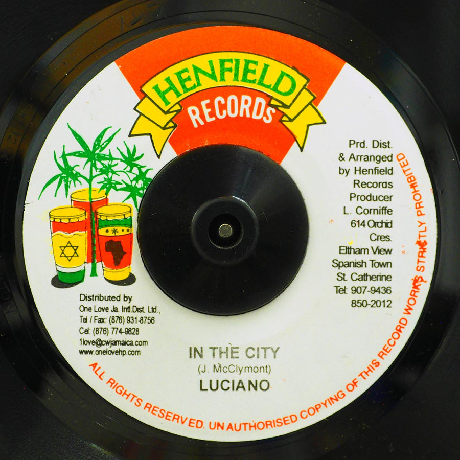 Luciano - In The City  /  Version (rhythm: "City") -- 7"