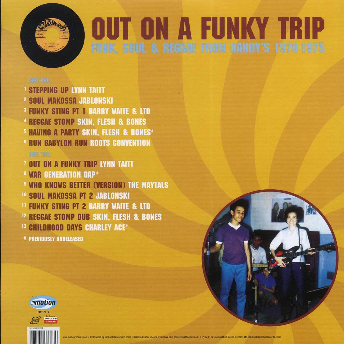 Lynn Taitt, The Maytals, Skin, Flesh & Bones, Charley Ace, Etc. - Out On A Funky Trip: Funk, Soul & Reggae From Randy's (2004 FIRST PRESS) (orig. press) - Vinyl LP, LP