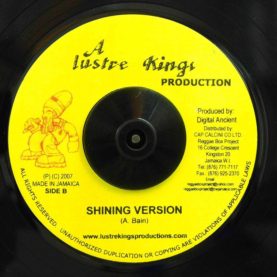 Midnite - Infinite Quality  /  Version (rhythm: "Shining") - 7", 7"