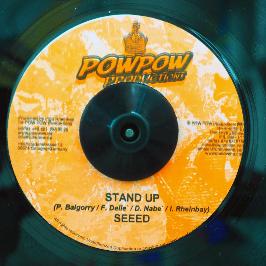 Seeed - Stand Up  /  Nosliw - Die Schearfste (rhythm: "Gladiator") -- 7"