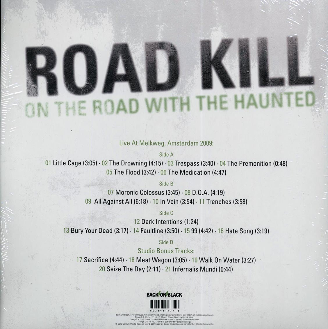 The Haunted - Road Kill (ltd. ed.) (2xLP) (white vinyl) - Vinyl LP, LP