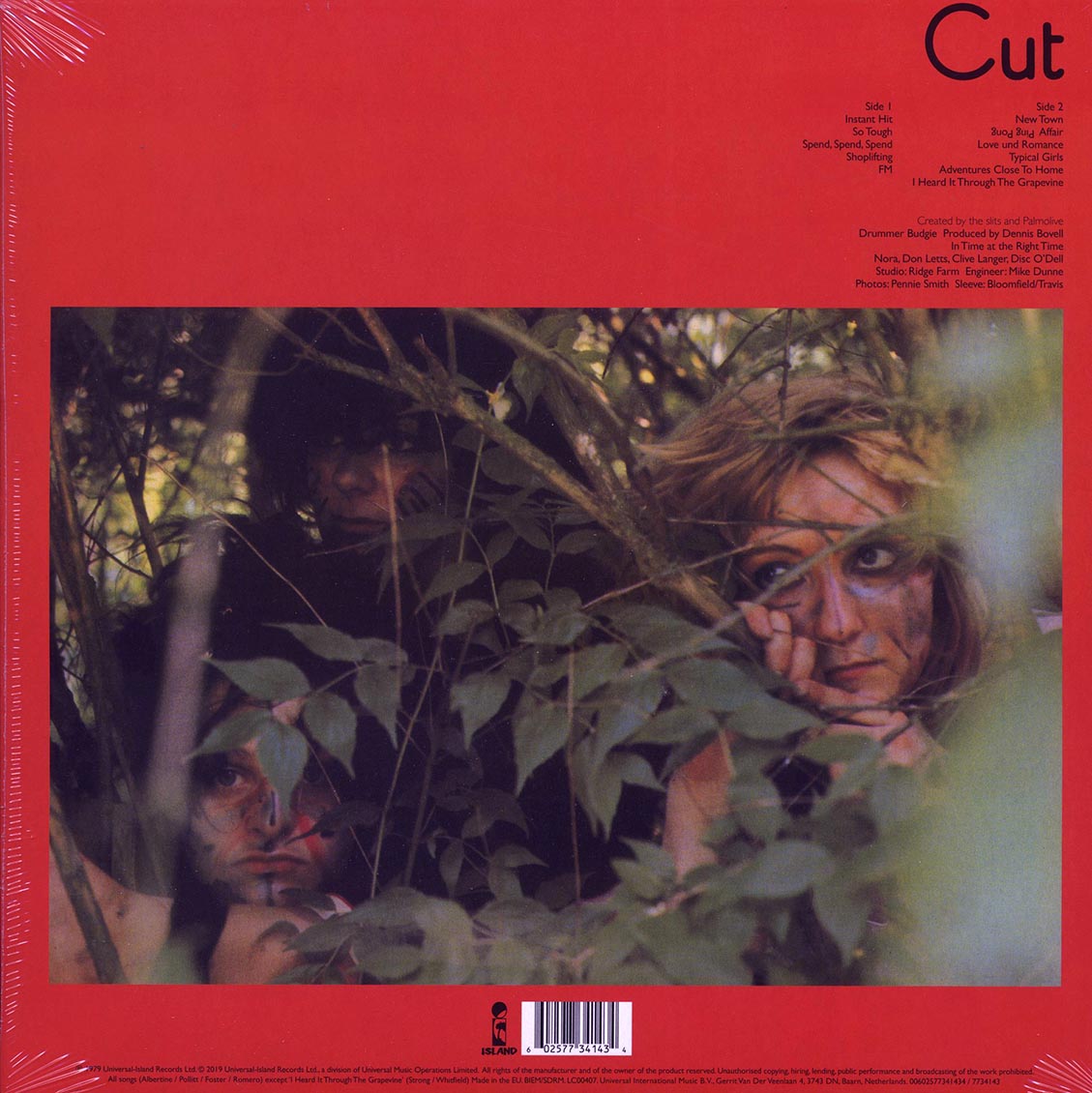 The Slits - Cut (40th Anniv. Ed.) (+bonus track) (incl. mp3) (180g) - Vinyl LP, LP