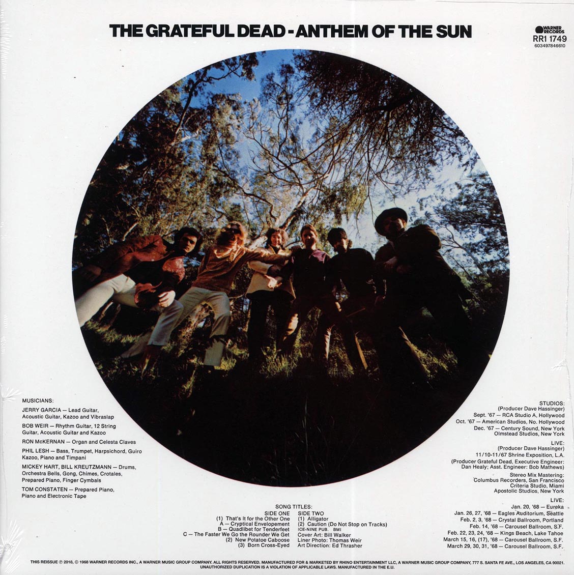Grateful Dead - Anthem Of The Sun (50th Anniv. Ed.) (remastered) - Vinyl LP, LP