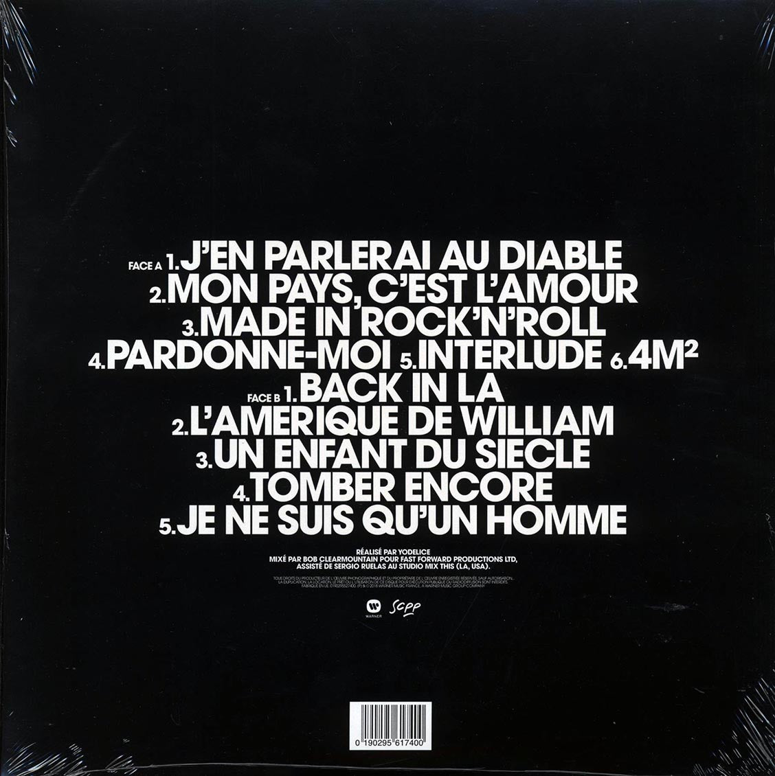 Johnny Hallyday - Mon Pays C'Est L'Amour (2xLP) (white vinyl) - Vinyl LP, LP