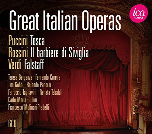 Great Italian Operas -- Puccini / Verdi / Rossini / Giulini / Tebaldi, CD