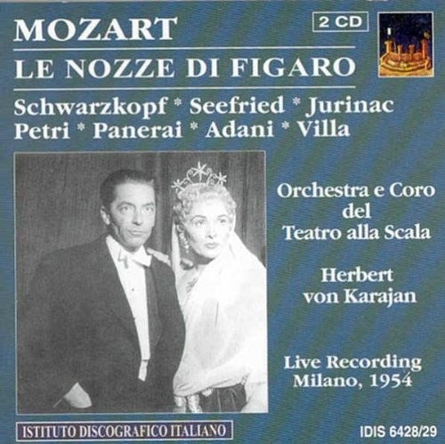 Marriage Of Figa -- Mozart / Adani / Calabrese / Jurinac, CD