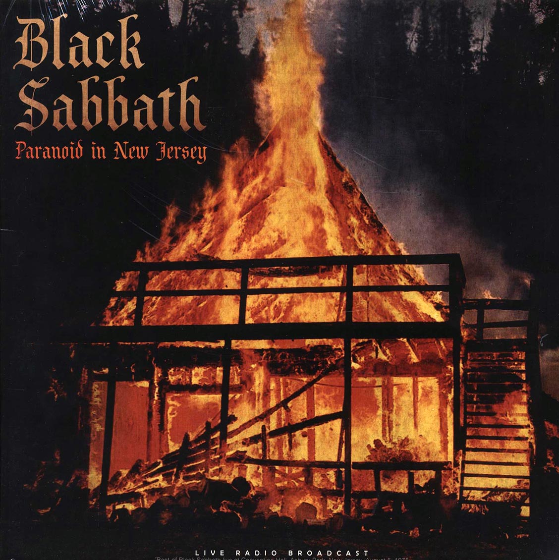 Black Sabbath - Paranoid In New Jersey: Convention Hall, Asbury Park, NJ, August 5th, 1975 - Vinyl LP