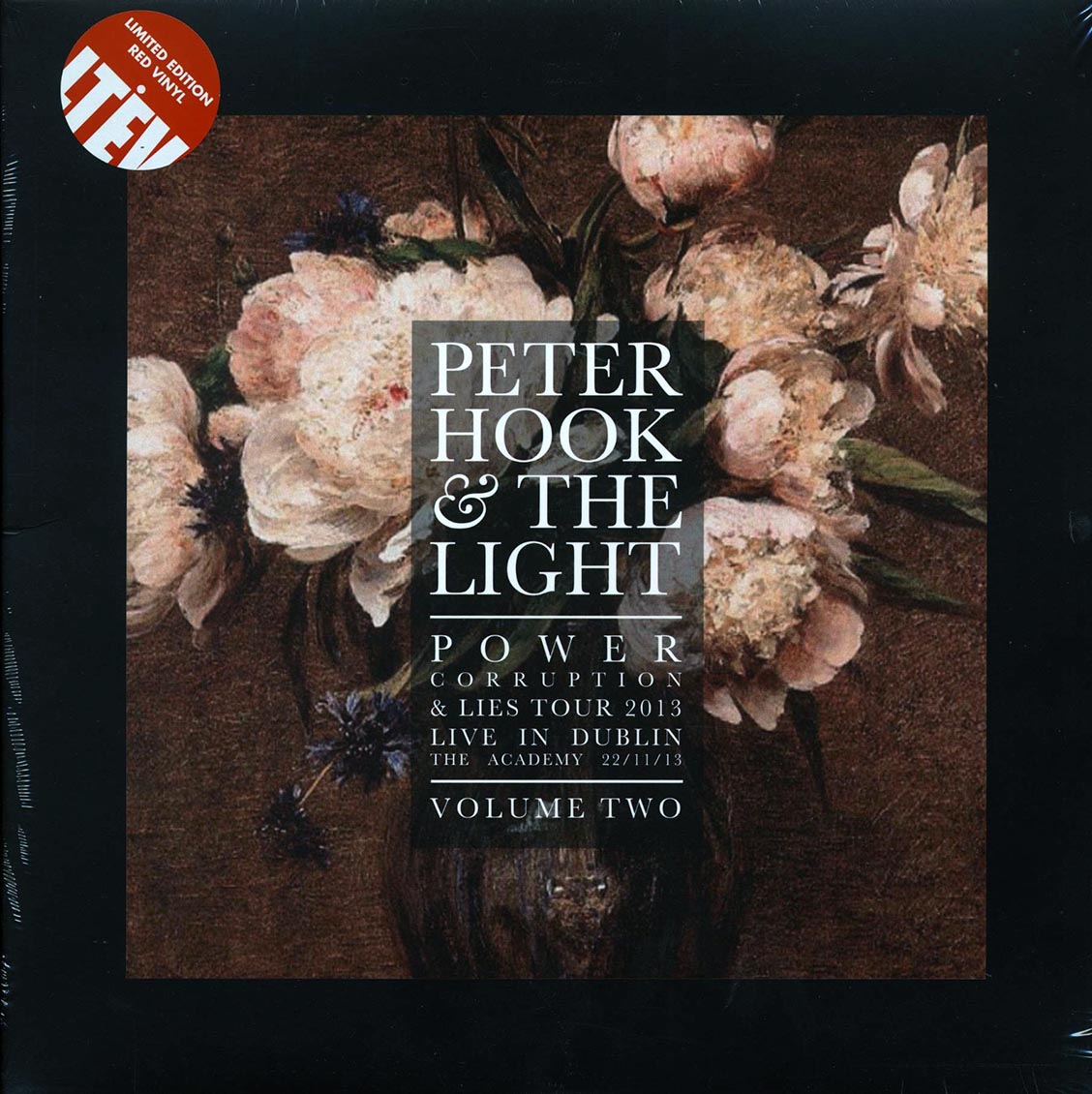 Peter Hook & The Light - Power, Corruption & Lies Tour 2013 Volume 2: Live In Dublin, The Academy, 22/11/13 (RSD 2017) (ltd. ed.) (red vinyl) - Vinyl LP