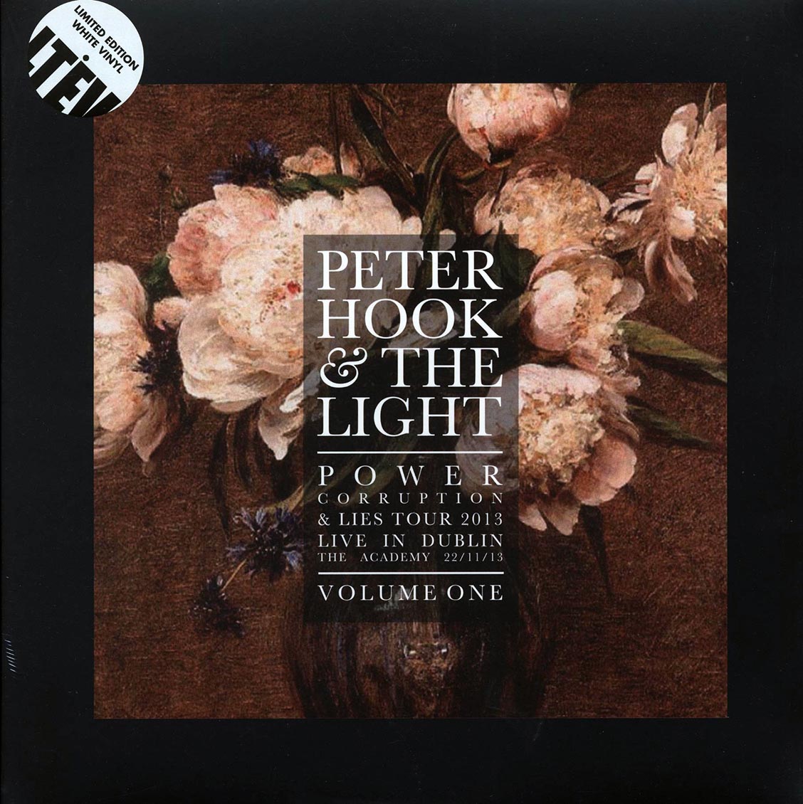 Peter Hook & The Light - Power, Corruption & Lies Tour 2013 Volume 1: Live In Dublin, The Academy, 22/11/13 (RSD 2017) (ltd. ed.) (white vinyl) - Vinyl LP