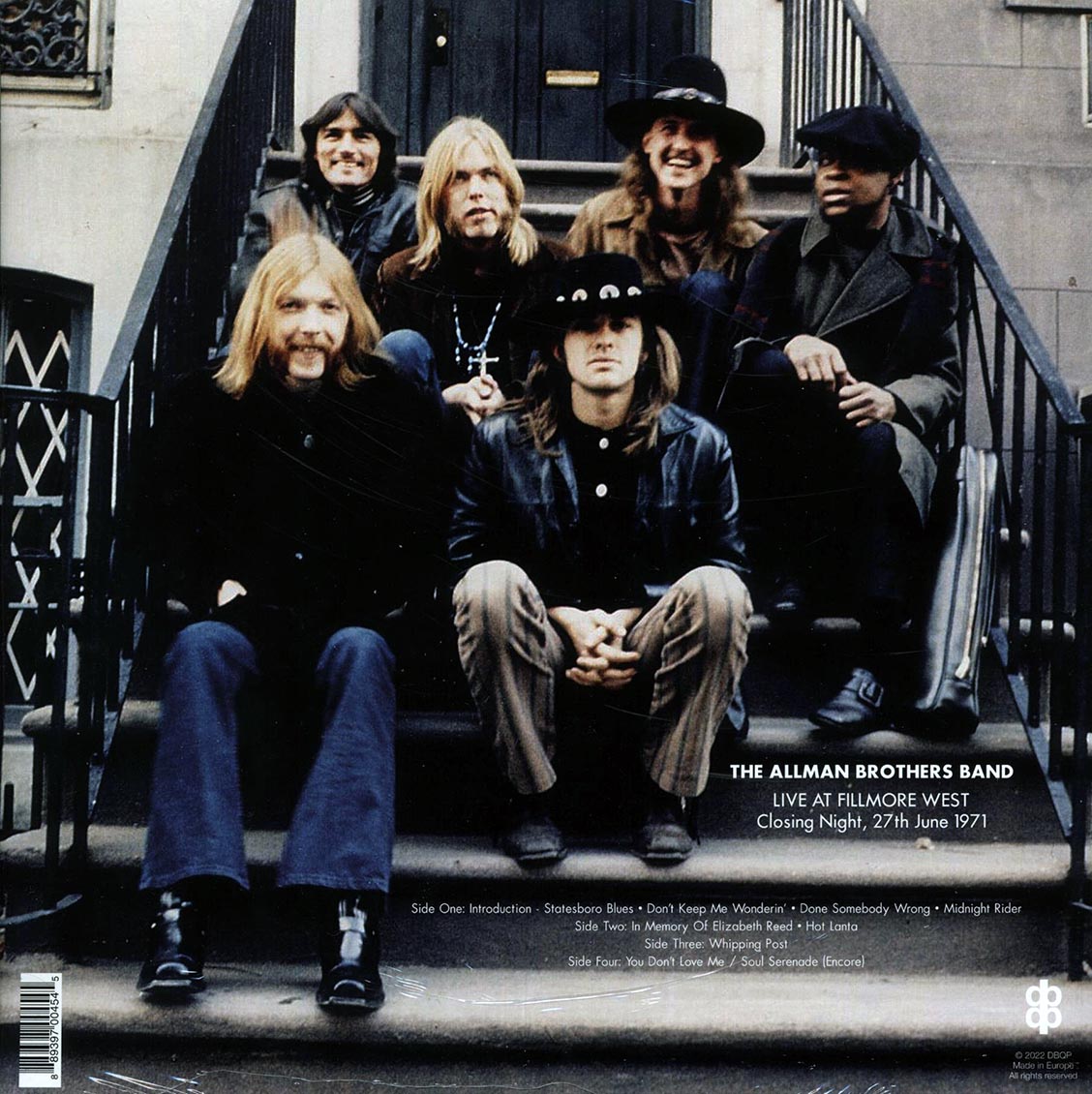 The Allman Brothers Band - Live At Fillmore West, Closing Night, 27th June, 1971 (2xLP) - Vinyl LP, LP