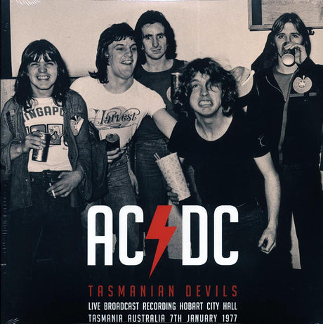 AC/DC - Tasmanian Devils: Live Broadcast Recording, Hobart City Hall, Tasmania, Australia, 7th January 1977 (2xLP) - Vinyl LP, LP