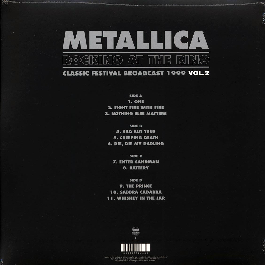Metallica - Rocking At The Ring Volume 2: Classic Festival Broadcast 1999 (2xLP) - Vinyl LP, LP