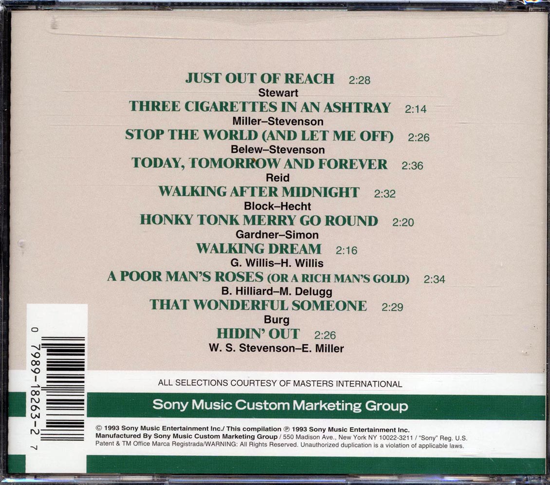 Patsy Cline - Today, Tomorrow And Forever - CD, CD