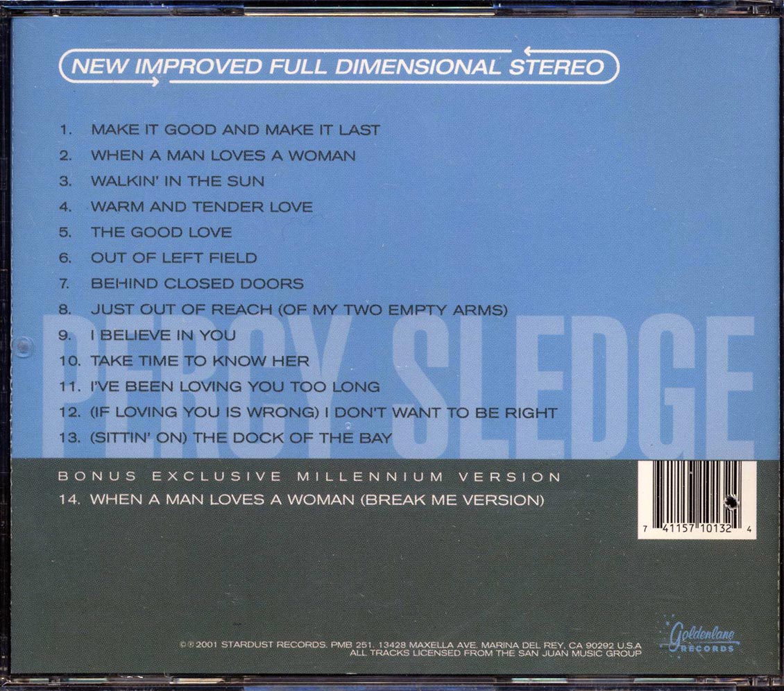 Percy Sledge - All Time Greatest Hits (gold CD) (marked/ltd stock) - CD, CD