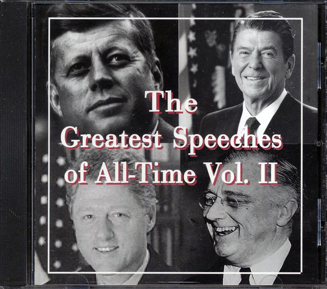 Franklin D Roosevelt, Ronald Reagan, John F Kennedy, Etc. - The Greatest Speeches Of All-Time Volume 2 - CD