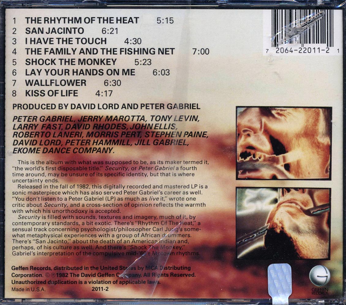 Peter Gabriel - Security - CD, CD