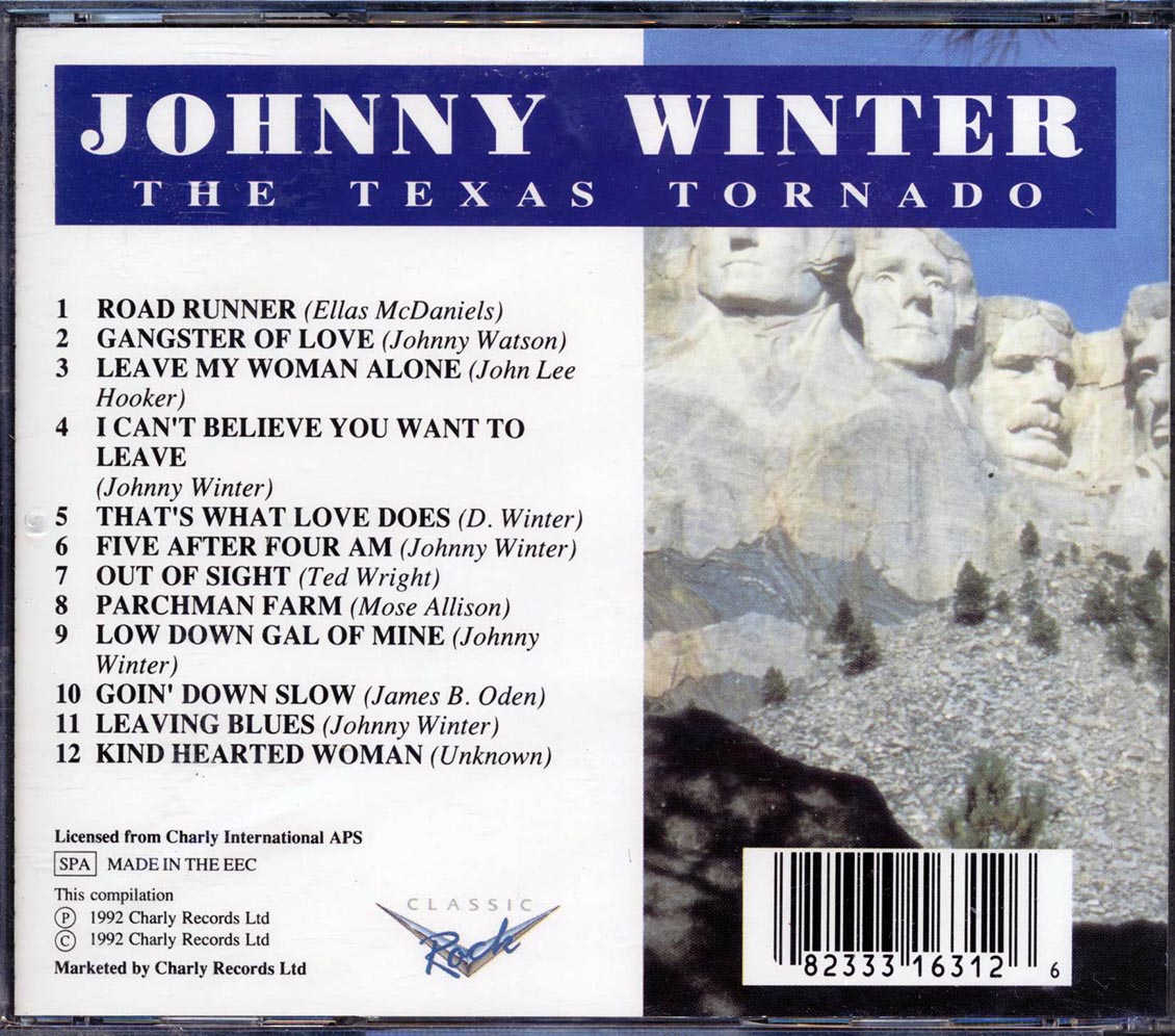 Johnny Winter - The Texas Tornado - CD, CD