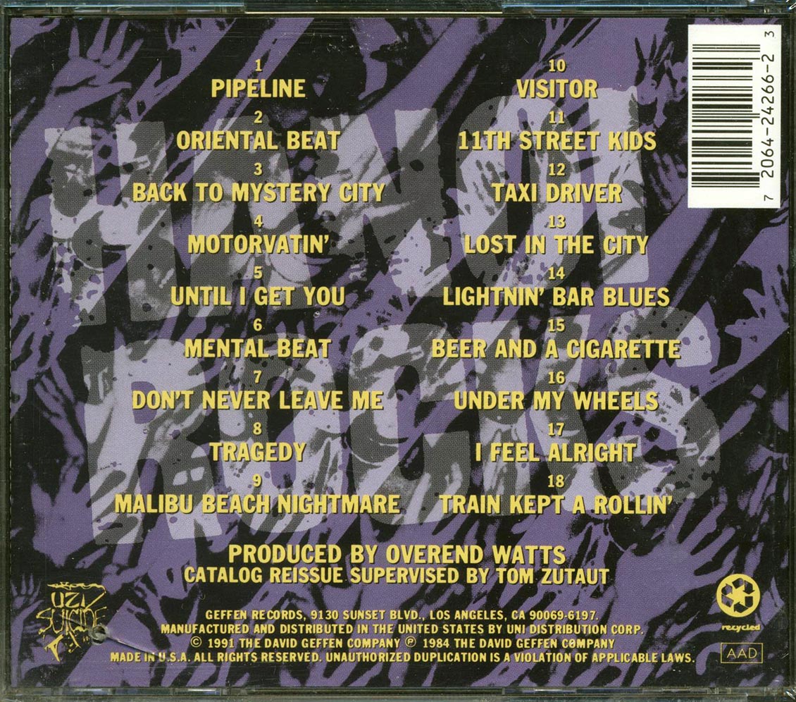 Hanoi Rocks - All Those Wasted Years - CD, CD