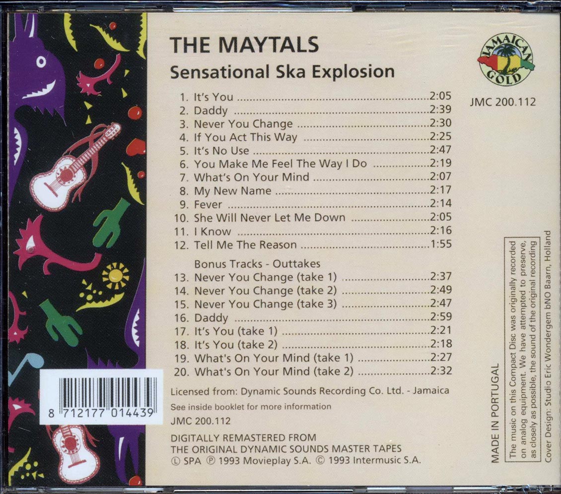 The Maytals - Sensational Ska Explosion - CD, CD