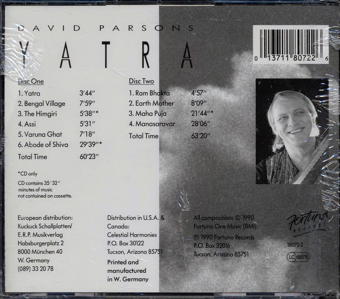 David Parsons - Yatra (2xCD) - CD, CD