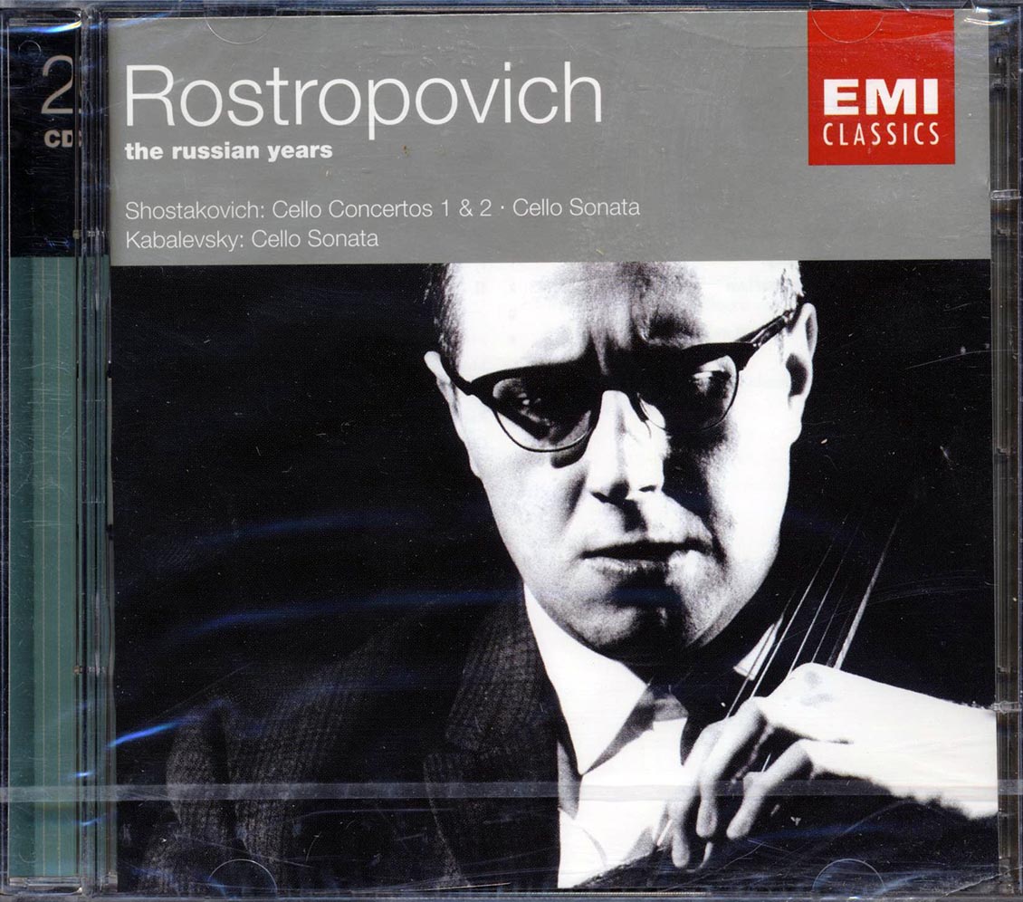 Rostropovich, Shostakovich, Kabalevsky - Shostakovich: Cello Concertos 1 & 2; Cello Sonata, Kabalevsky: Cello Sonata - CD