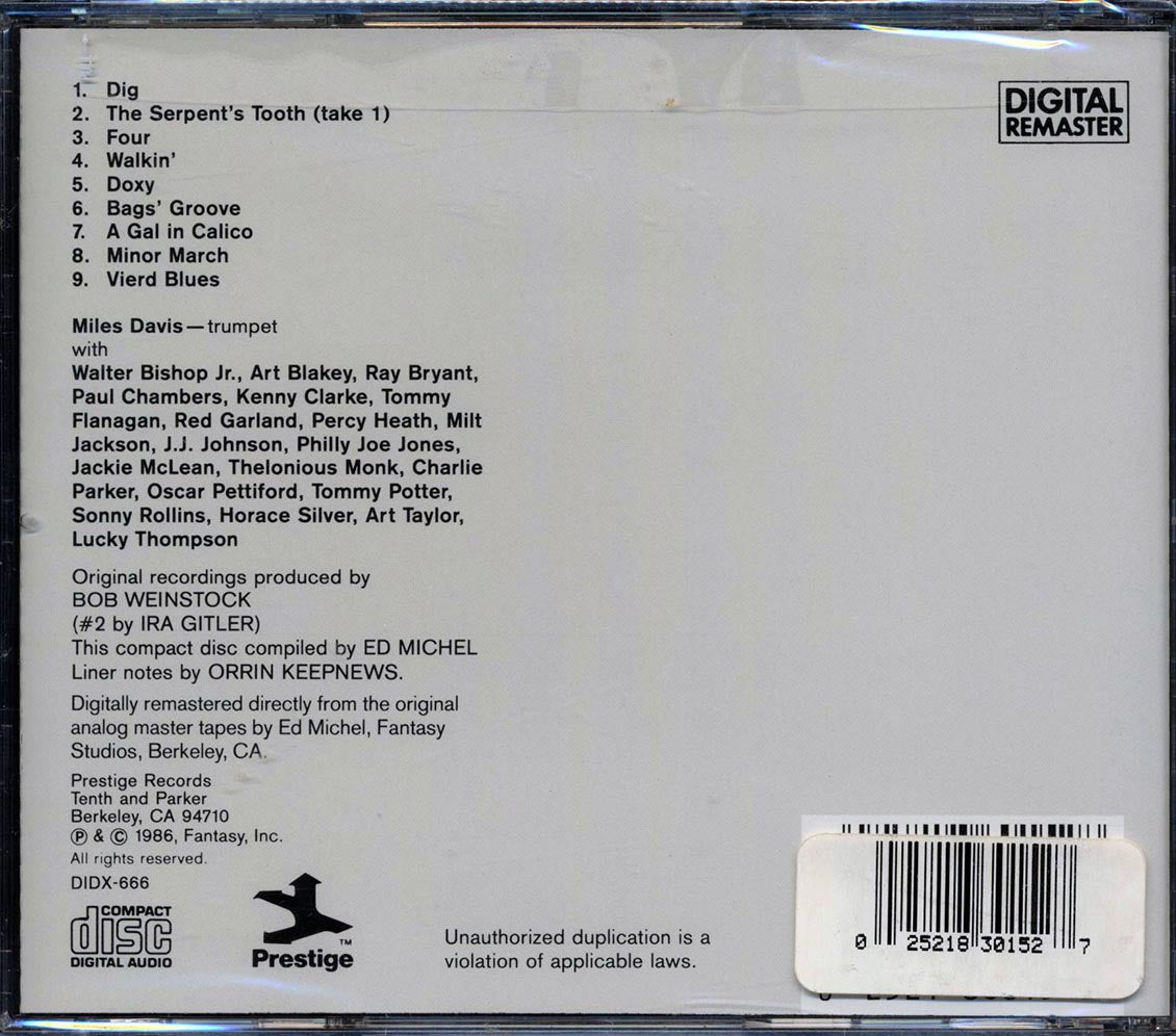 Miles Davis - Miles Davis And The Jazz Giants - CD, CD